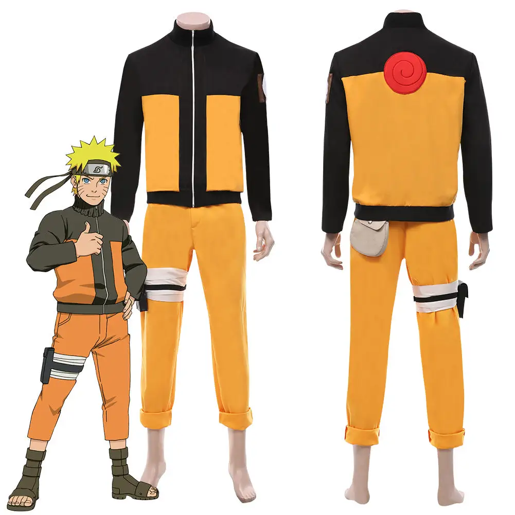 Uzumaki Top Pants Outfits Halloween Carnival Suit Cosplay Costume 2 Uzumaki Top Pants Outfits Halloween Carnival Suit Cosplay Costume - Image 2