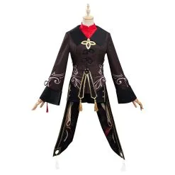 Genshin Impact HuTao Outfits Halloween Carnival Suit Cosplay Costume -Cosplay Sales Store 086a4180c2589f0622c13e4fac623e10