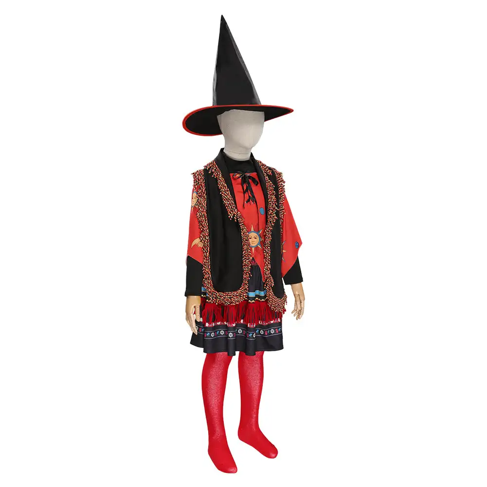 Hocus Pocus-Dani Dennison Kids Children Girls Skirt Hat Outfits Halloween Carnival Suit Cosplay Costume 5 Hocus Pocus-Dani Dennison Kids Children Girls Skirt Hat Outfits Halloween Carnival Suit Cosplay Costume - Image 5