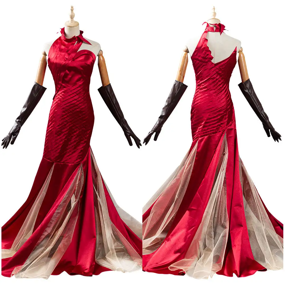 2021 Movie Cruella -Cruella De Vil Outfits Halloween Carnival Suit Cosplay Costume 1 2021 Movie Cruella -Cruella De Vil Outfits Halloween Carnival Suit Cosplay Costume