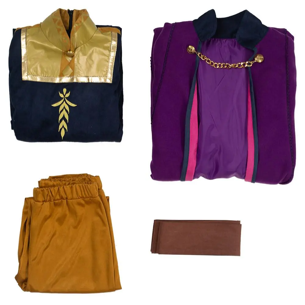 Frozen 2 ANNA Outfit Halloween Carnival Suit Cosplay Costume 12 Frozen 2 ANNA Outfit Halloween Carnival Suit Cosplay Costume - Image 12