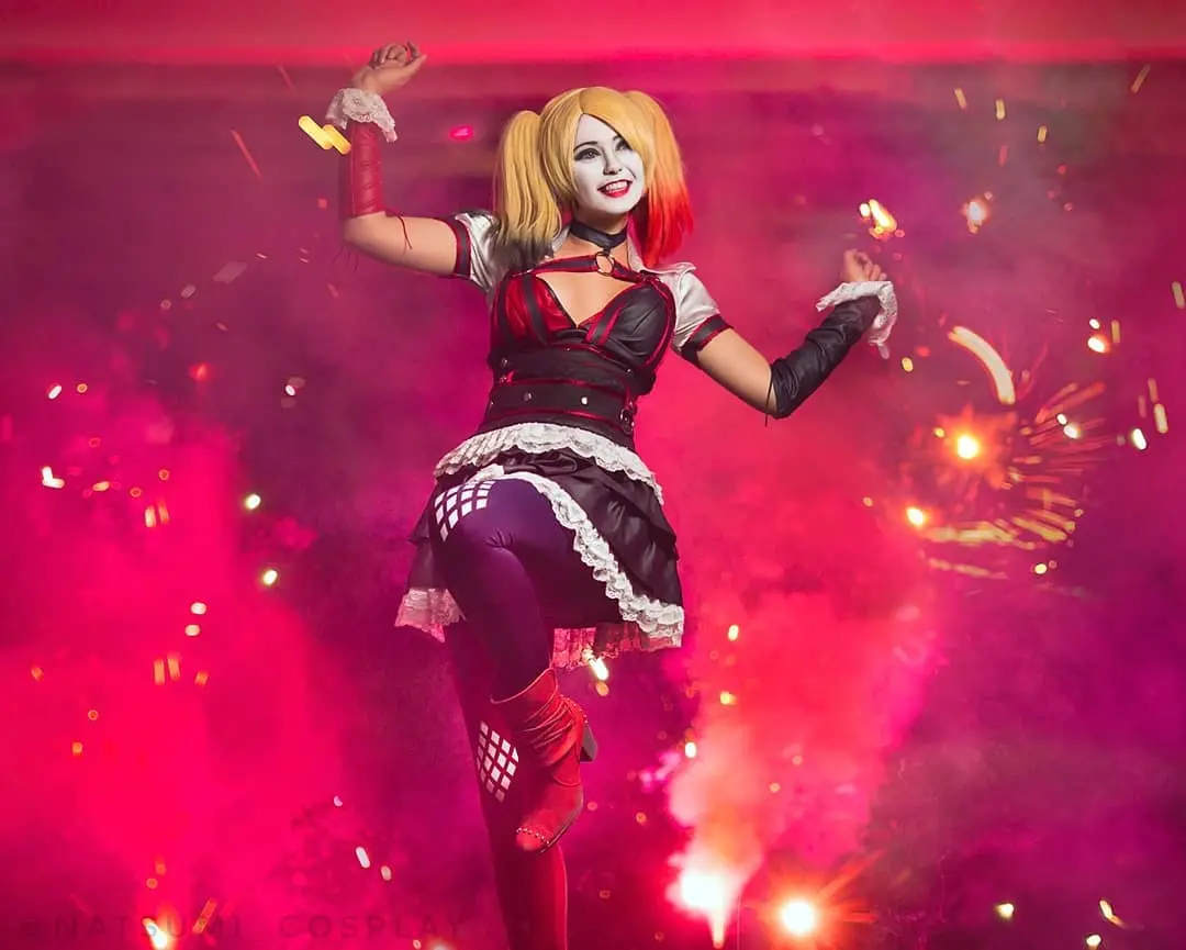 Batman: Arkham Knight Harley Quinn Dress Cosplay Costume 12 Batman: Arkham Knight Harley Quinn Dress Cosplay Costume - Image 12