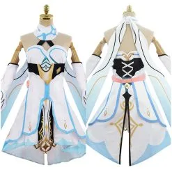 Genshin Impact Lumine Outfit Halloween Carnival Suit Cosplay Costume