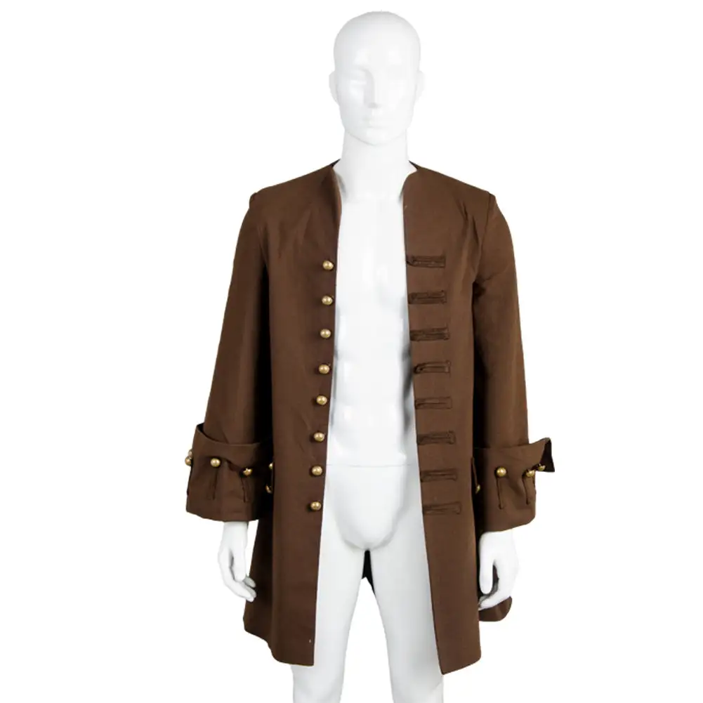 Pirates Of The Caribbean Jack Sparrow Jacket Only Costume 2 Pirates Of The Caribbean Jack Sparrow Jacket Only Costume - Image 2