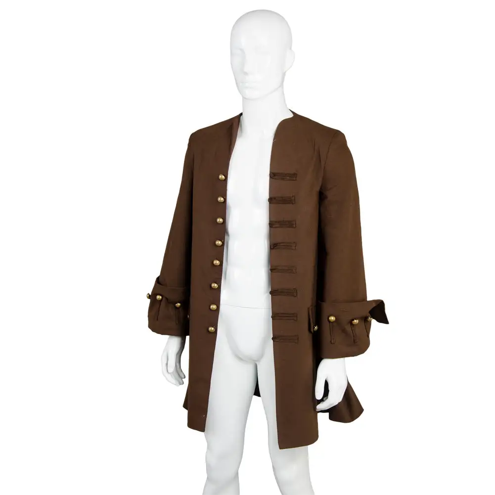 Pirates Of The Caribbean Jack Sparrow Jacket Only Costume 5 Pirates Of The Caribbean Jack Sparrow Jacket Only Costume - Image 5