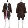 Pirates Of The Caribbean 5: Jack Sparrow Costume Set Cosplay Costume