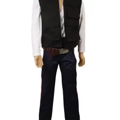 Star Wars ANH A New Hope Han Solo Vest Shirt Pants Cosplay Costume