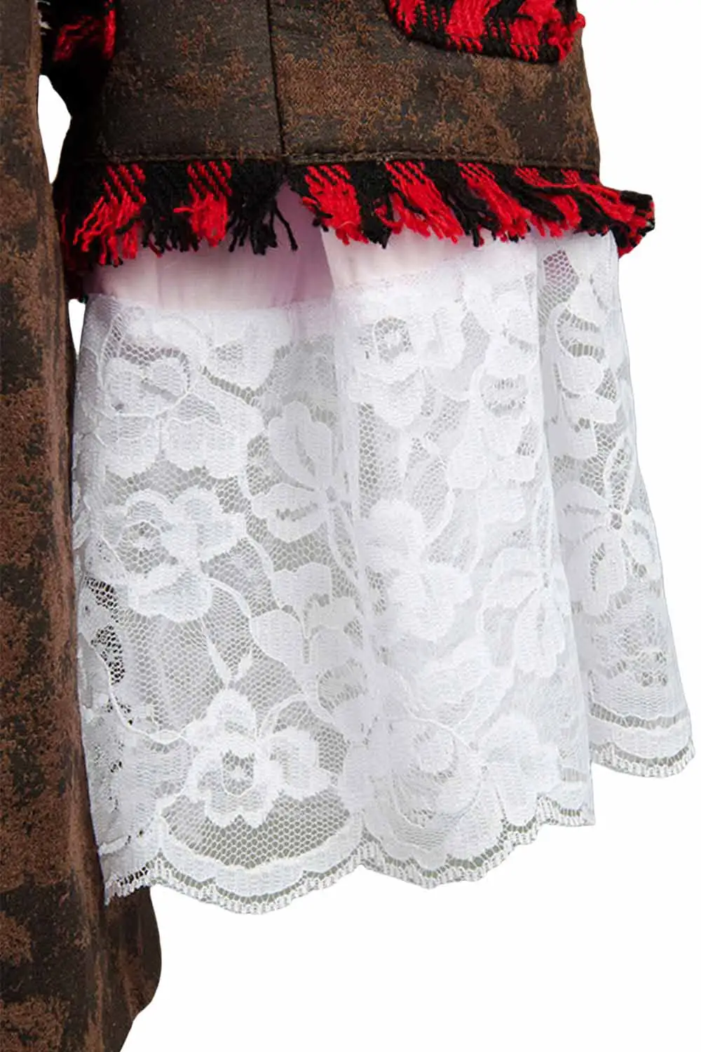 Alice In Wonderland Johnny Depp Mad Hatter Jacket Pants Tie 6 Pcs Cosplay Costume 6 Alice In Wonderland Johnny Depp Mad Hatter Jacket Pants Tie 6 Pcs Cosplay Costume - Image 6