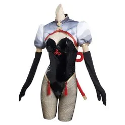 Genshin Impact Shen He Bunny Girls Original Design Cosplay Costume - Cossky® -Cosplay Sales Store 11001815 2