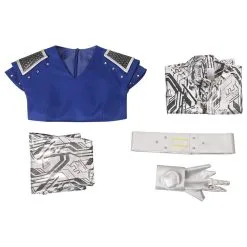 Adult Zombies 3 Addison Alien Cosplay Costume Top Skirt Outfits Halloween Carnival Suit -Cosplay Sales Store 11005089 7