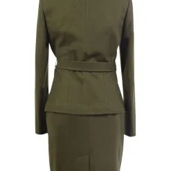 Captain America: The First Avenger Agent Peggy Carter Suit Cosplay Costume Version Green -Cosplay Sales Store 11005429 5
