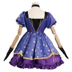 Genshin Impact Mona Cosplay Costume Witch Dress Hat Outfits Halloween Carnival Suit -Cosplay Sales Store 11005518 3