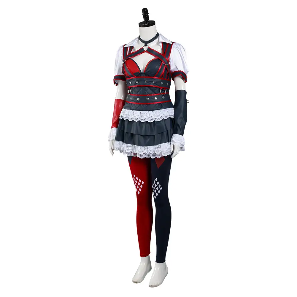 Batman: Arkham Knight Harley Quinn Dress Cosplay Costume 3 Batman: Arkham Knight Harley Quinn Dress Cosplay Costume - Image 3