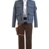 Star Wars: Empire Strikes Back Han Solo Jacket Pants Cosplay Costume
