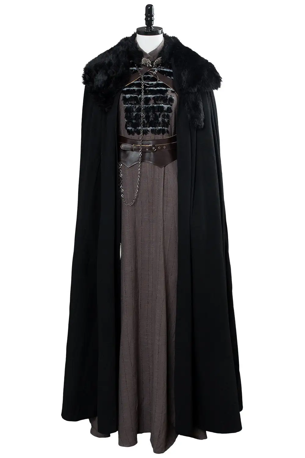 Game Of Thrones Sansa Stark Outfit Cosplay Costume GOT Women Halloween Costume 5 Game Of Thrones Sansa Stark Outfit Cosplay Costume GOT Women Halloween Costume - Image 5
