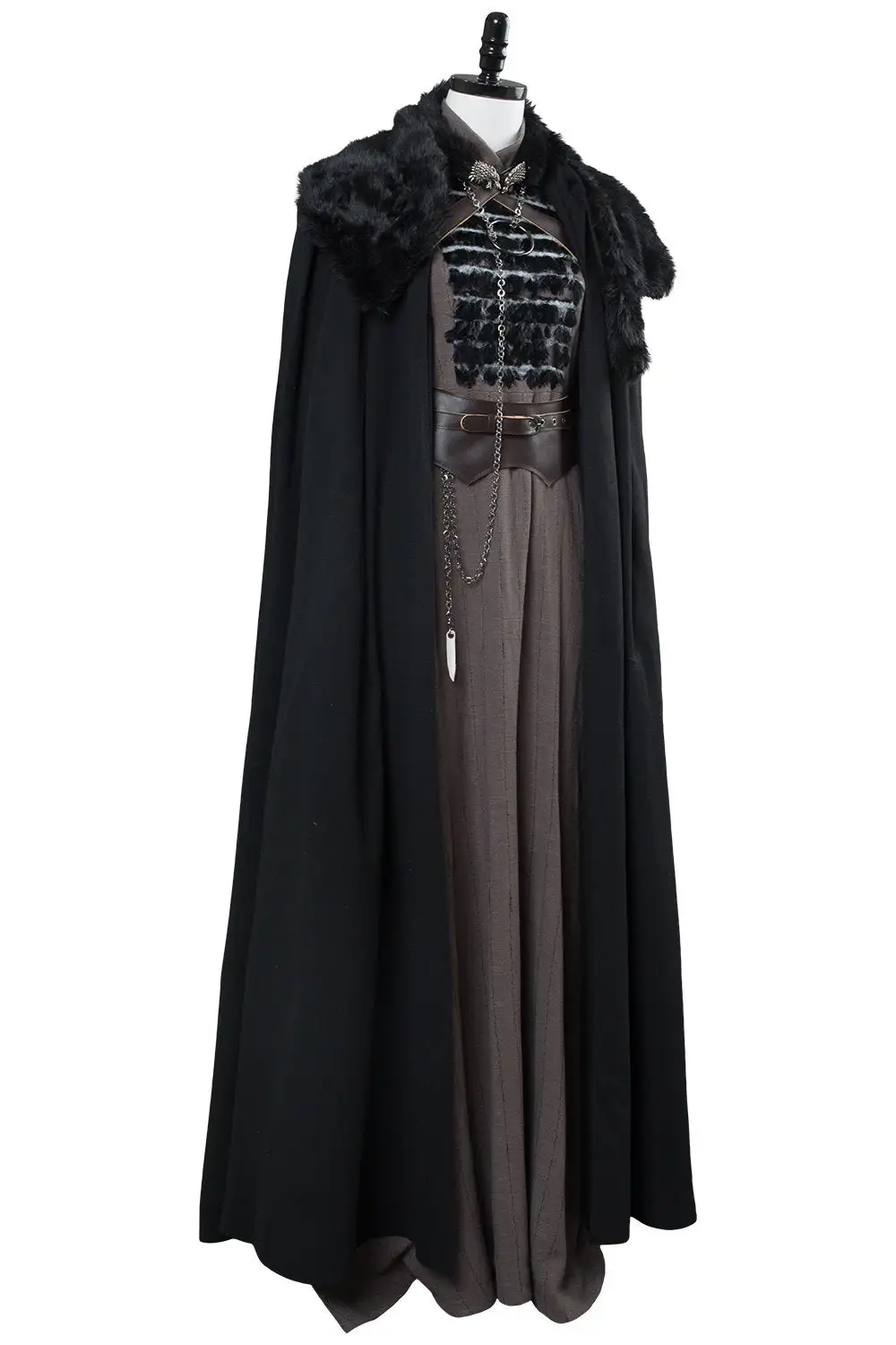 Game Of Thrones Sansa Stark Outfit Cosplay Costume GOT Women Halloween Costume 8 Game Of Thrones Sansa Stark Outfit Cosplay Costume GOT Women Halloween Costume - Image 8