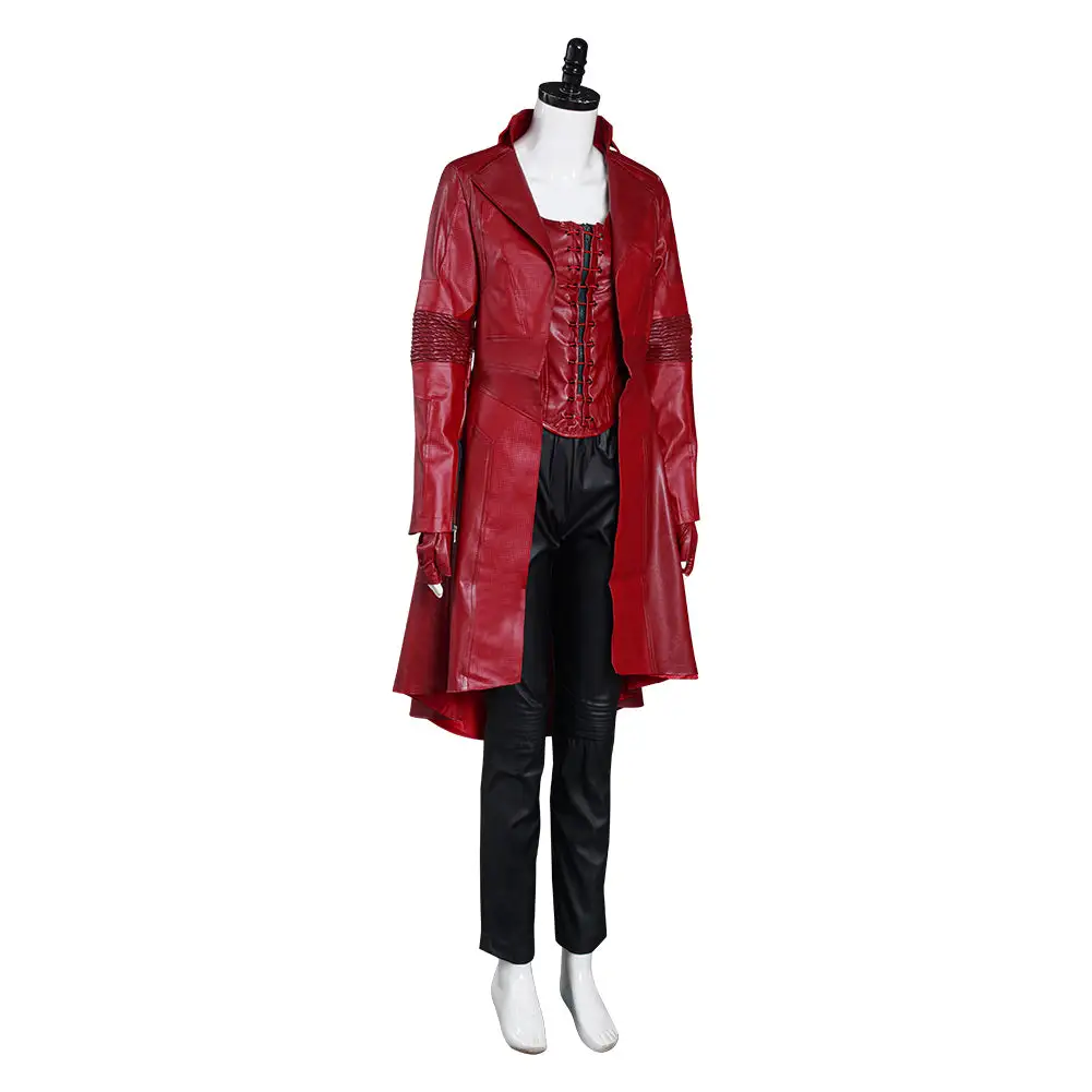 Captain America: Civil War Scarlet Witch Wanda Outfit Cosplay Costume 5 Captain America: Civil War Scarlet Witch Wanda Outfit Cosplay Costume - Image 5