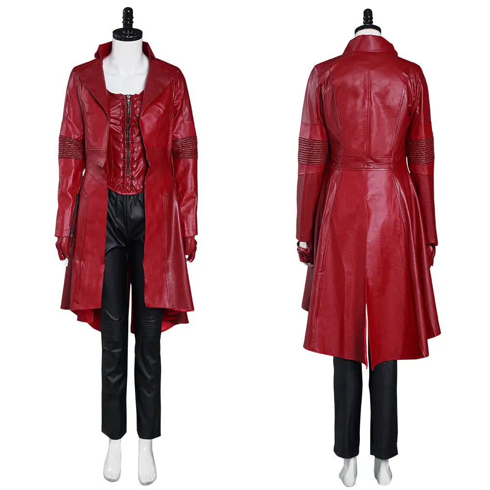 Captain America: Civil War Scarlet Witch Wanda Outfit Cosplay Costume 1 Captain America: Civil War Scarlet Witch Wanda Outfit Cosplay Costume