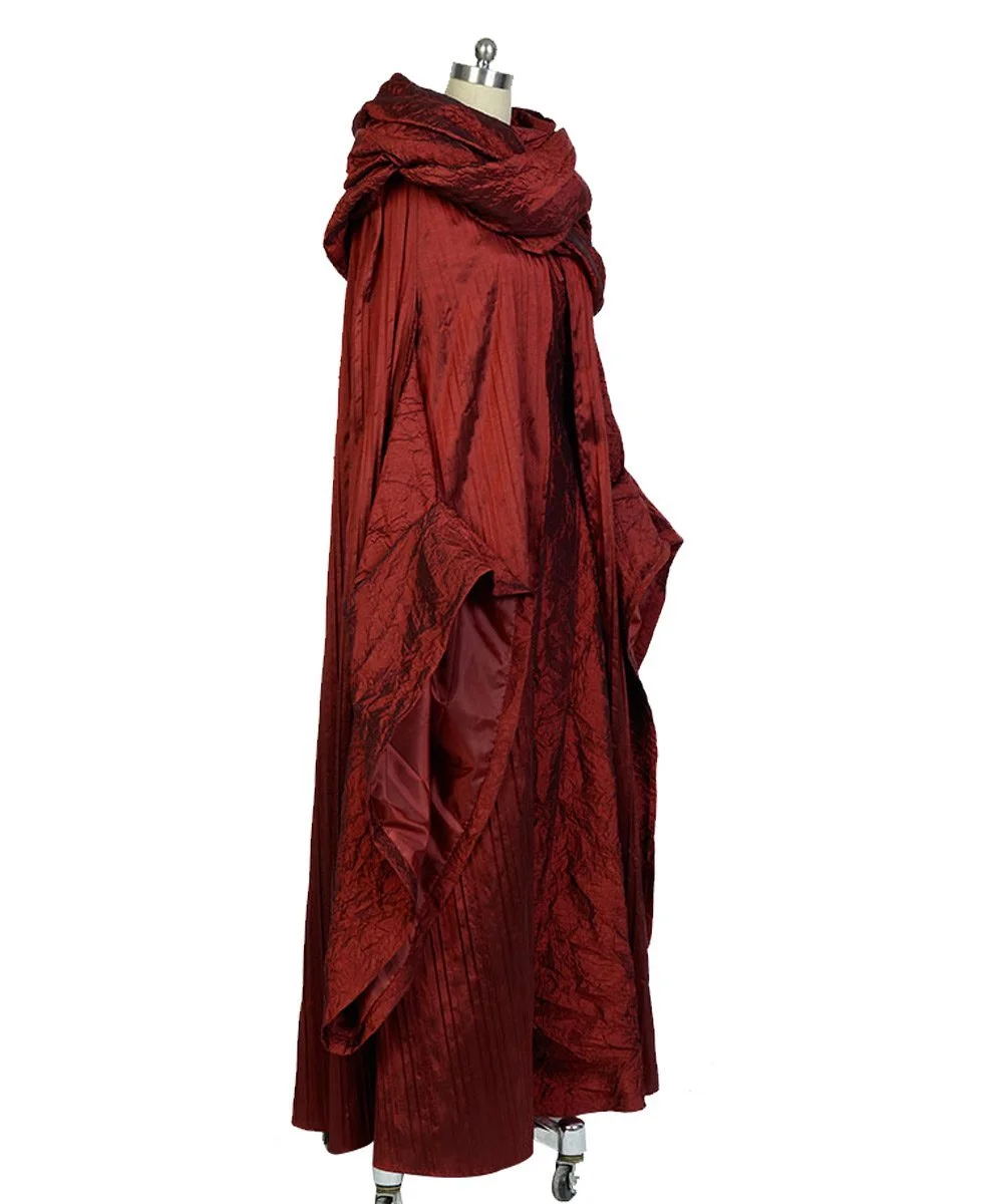 GoT Game Of Thrones Melisandre Red Woman Outfit Cosplay Costume 3 GoT Game Of Thrones Melisandre Red Woman Outfit Cosplay Costume - Image 3