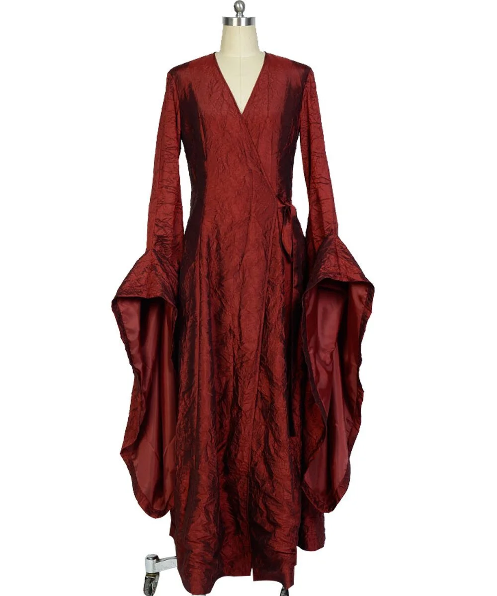 GoT Game Of Thrones Melisandre Red Woman Outfit Cosplay Costume 7 GoT Game Of Thrones Melisandre Red Woman Outfit Cosplay Costume - Image 7