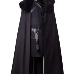 GoT Game Of Thrones Jon Snow Night's Watch Outfit Cosplay Costume
