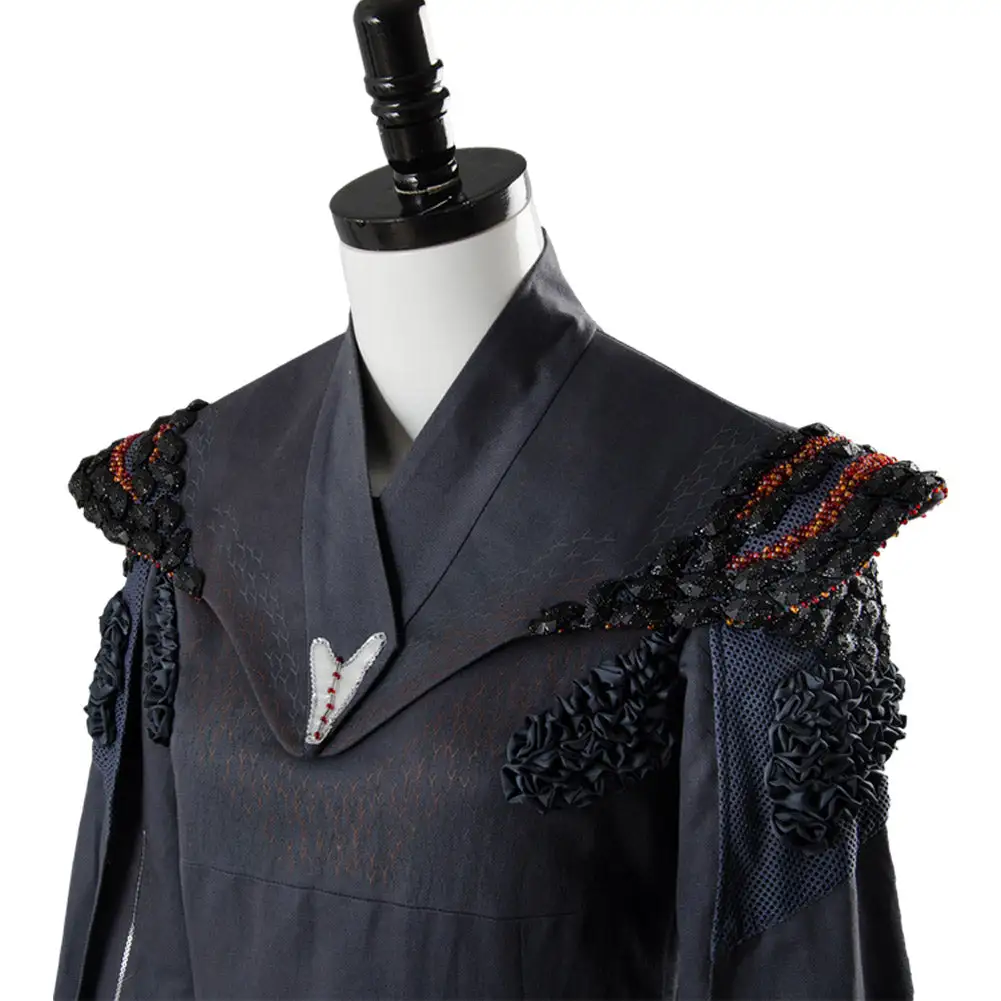 Game Of Thrones Season 7 Daenerys Targaryen Dress Ver. 2 Cosplay Costume 5 Game Of Thrones Season 7 Daenerys Targaryen Dress Ver. 2 Cosplay Costume - Image 5