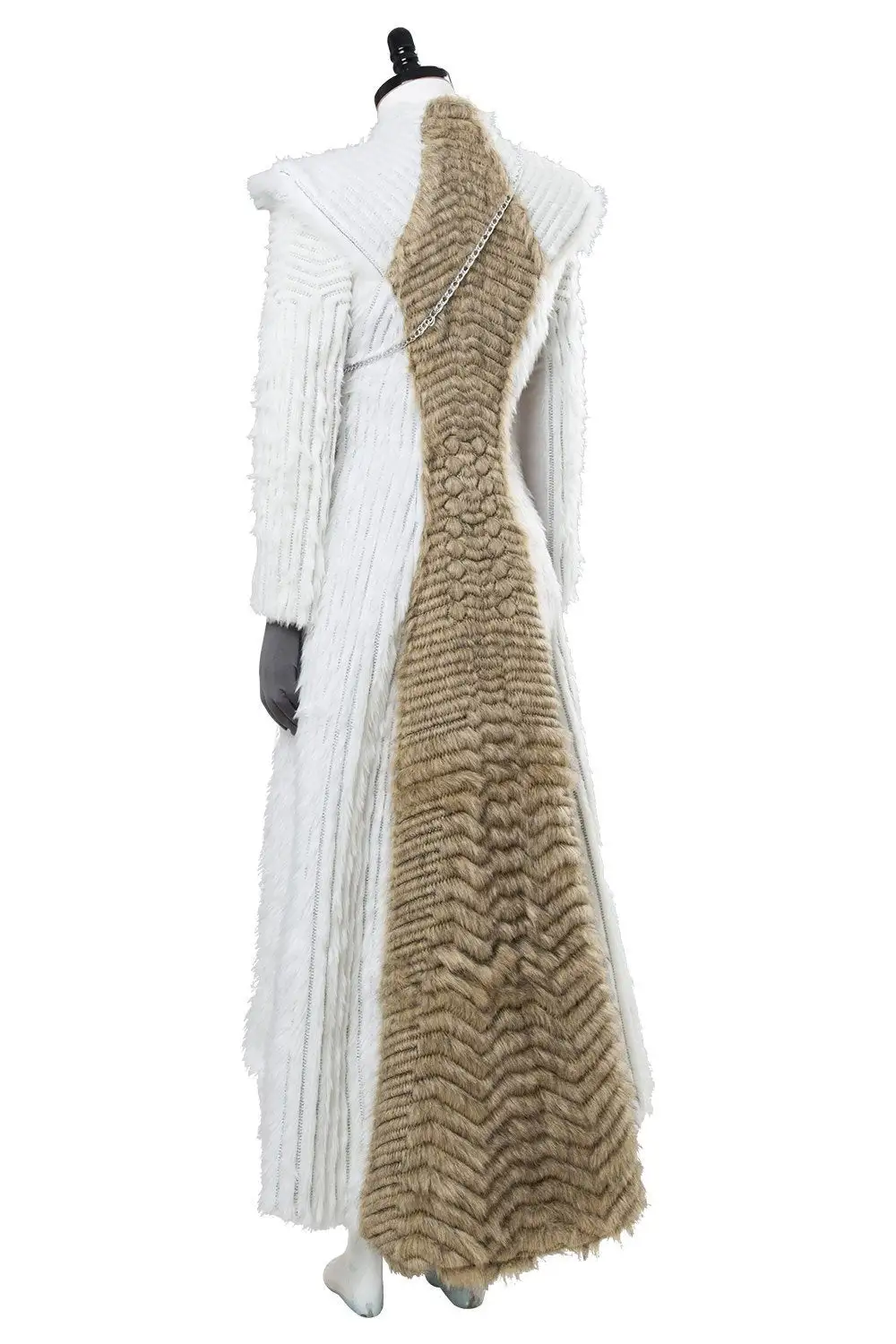 Game Of Thrones Daenerys Season 7 E6 Targaryen Outfit Dragonstone Snow Dress Cosplay Costume 7 Game Of Thrones Daenerys Season 7 E6 Targaryen Outfit Dragonstone Snow Dress Cosplay Costume - Image 7