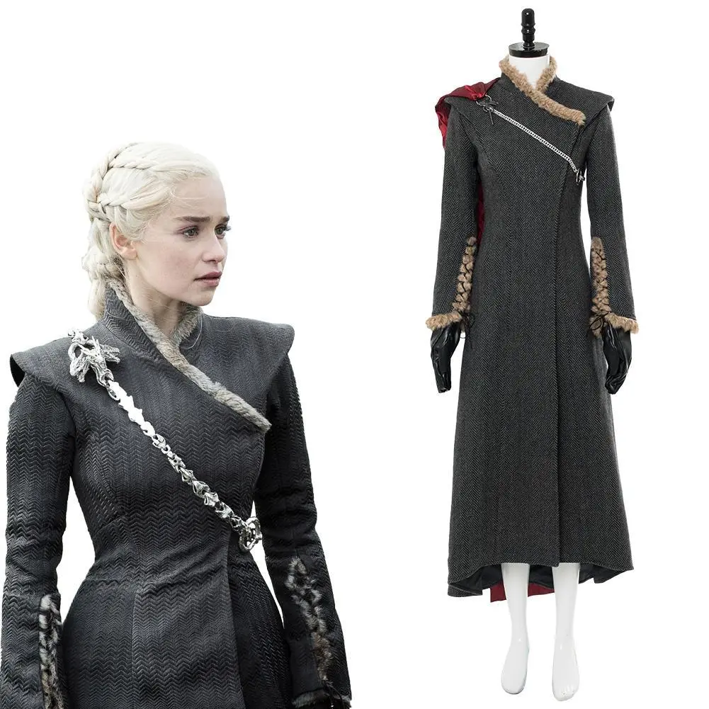 Game Of Thrones Season 7 Daenerys Targaryen Dany Mother Of Dragon Outfit Gown Dress 1 Game Of Thrones Season 7 Daenerys Targaryen Dany Mother Of Dragon Outfit Gown Dress