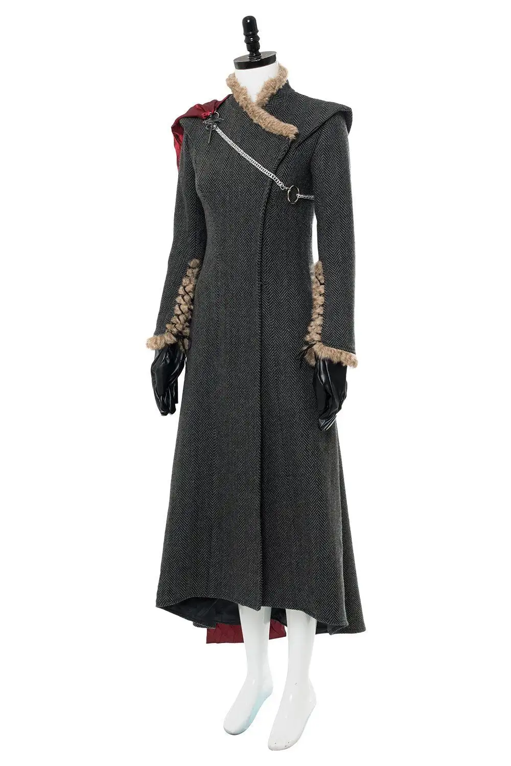 Game Of Thrones Season 7 Daenerys Targaryen Dany Mother Of Dragon Outfit Gown Dress 4 Game Of Thrones Season 7 Daenerys Targaryen Dany Mother Of Dragon Outfit Gown Dress - Image 4