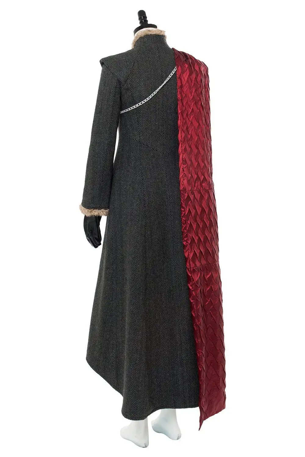 Game Of Thrones Season 7 Daenerys Targaryen Dany Mother Of Dragon Outfit Gown Dress 3 Game Of Thrones Season 7 Daenerys Targaryen Dany Mother Of Dragon Outfit Gown Dress - Image 3