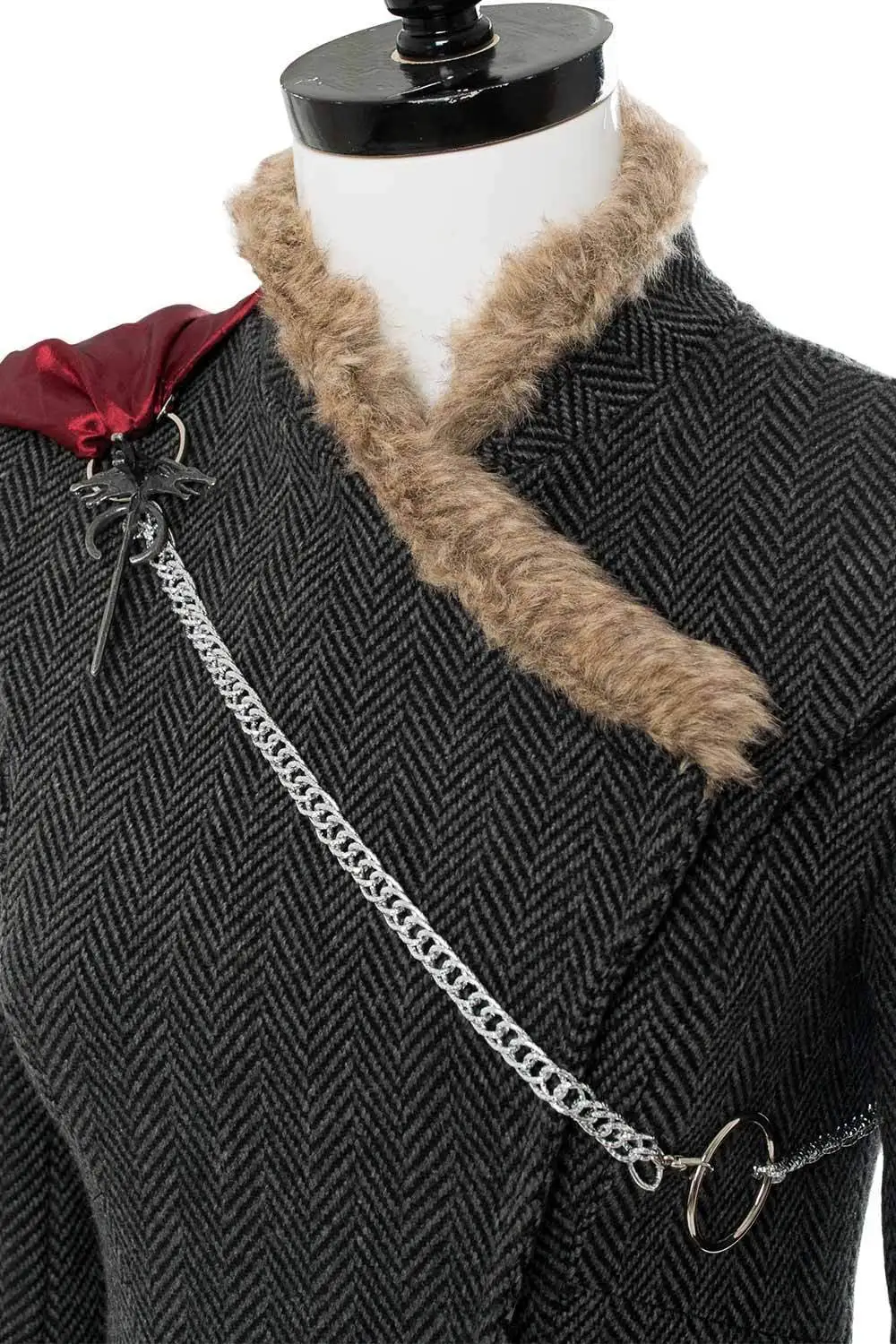 Game Of Thrones Season 7 Daenerys Targaryen Dany Mother Of Dragon Outfit Gown Dress 8 Game Of Thrones Season 7 Daenerys Targaryen Dany Mother Of Dragon Outfit Gown Dress - Image 8