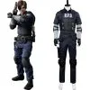Video Game Resident Evil 2 Remake Re Leon Scott Kennedy Outfit Cosplay Costume