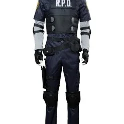 Video Game Resident Evil 2 Remake Re Leon Scott Kennedy Outfit Cosplay Costume 16 Video Game Resident Evil 2 Remake Re Leon Scott Kennedy Outfit Cosplay Costume -Cosplay Sales Store 11007434 1