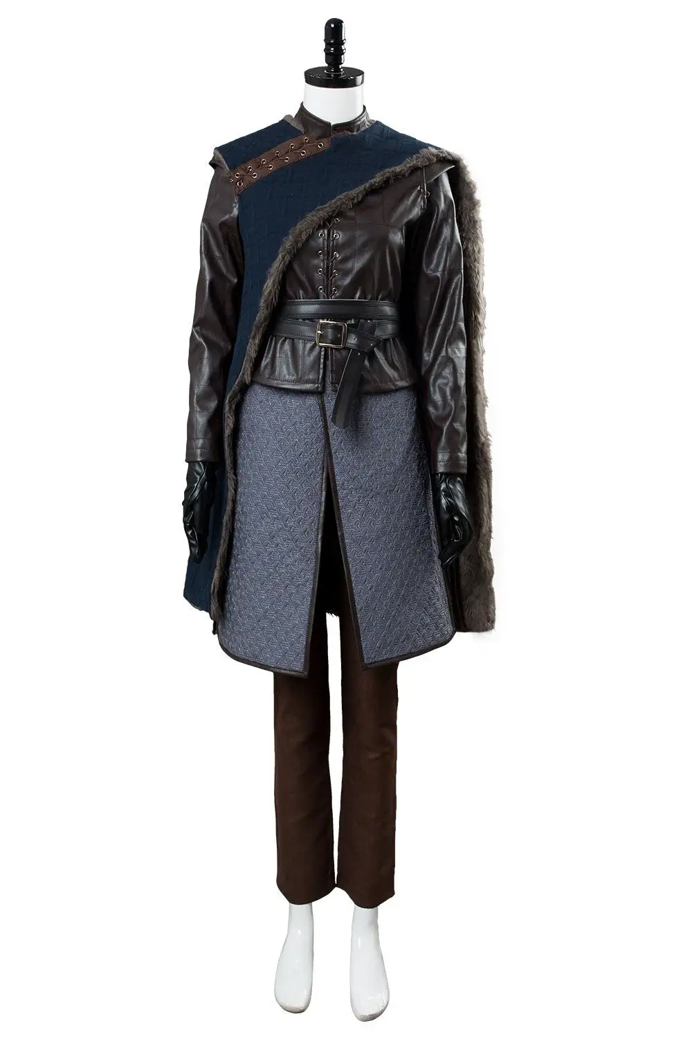 Game Of Thrones Season 8 S8 Arya Stark Outfit Cosplay Costume 5 Game Of Thrones Season 8 S8 Arya Stark Outfit Cosplay Costume - Image 5