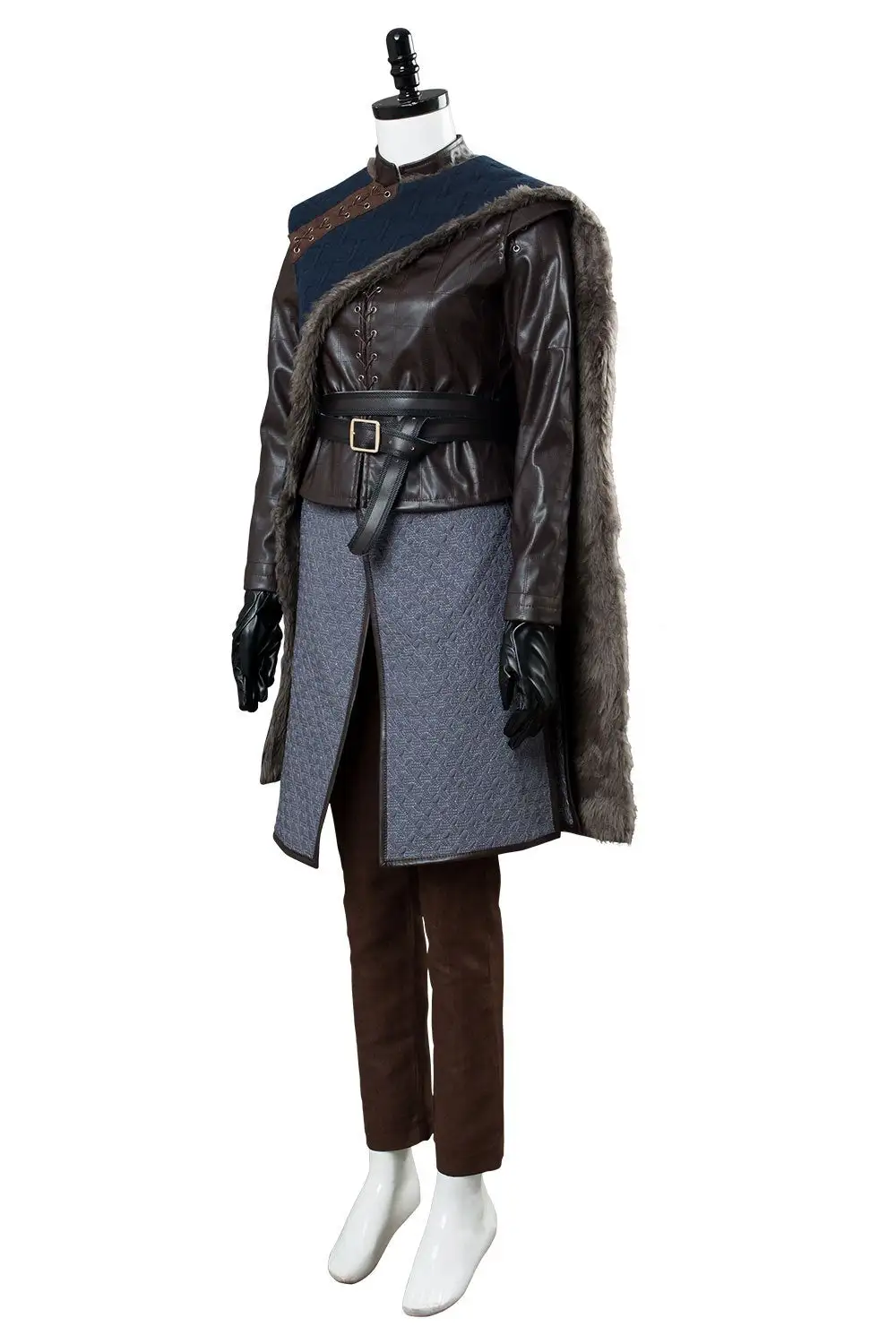 Game Of Thrones Season 8 S8 Arya Stark Outfit Cosplay Costume 6 Game Of Thrones Season 8 S8 Arya Stark Outfit Cosplay Costume - Image 6