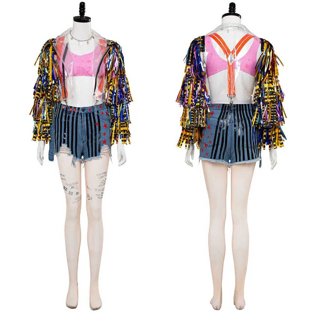 Birds Of Prey (And The Fantabulous Emancipation Of One Harley Quinn) Cheerleader Outfit Cosplay Costume 12 Birds Of Prey (And The Fantabulous Emancipation Of One Harley Quinn) Cheerleader Outfit Cosplay Costume - Image 12