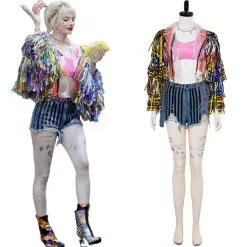 Birds Of Prey (And The Fantabulous Emancipation Of One Harley Quinn) Cheerleader Outfit Cosplay Costume