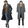 Fantastic Beasts: The Crimes Of Grindelwald Newt Scamander Coat Cosplay Costume