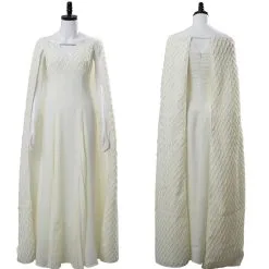 Game Of Thrones 5 Daenerys Targaryen Dress White Long Party Dress Ball Gowns Cosplay Costume -Cosplay Sales Store 11007501 coserlife