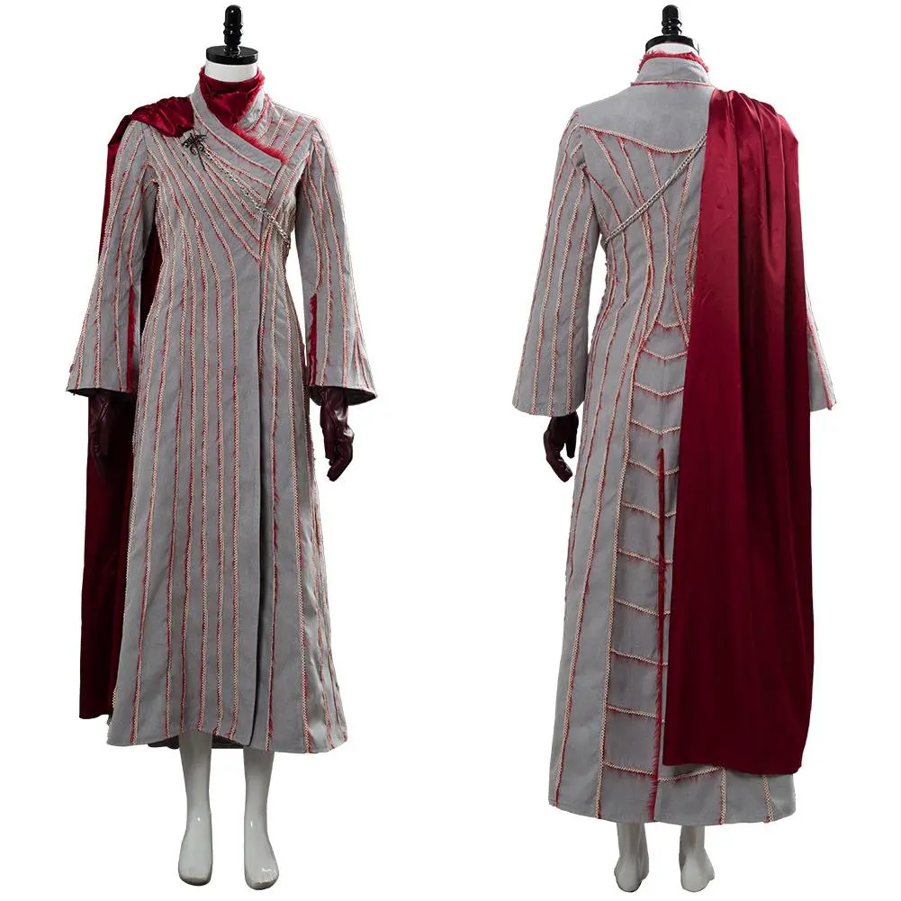 Game Of Thrones S8 Daenerys Targaryen Dany Spring Outfit Cosplay Costume 12 Game Of Thrones S8 Daenerys Targaryen Dany Spring Outfit Cosplay Costume - Image 12