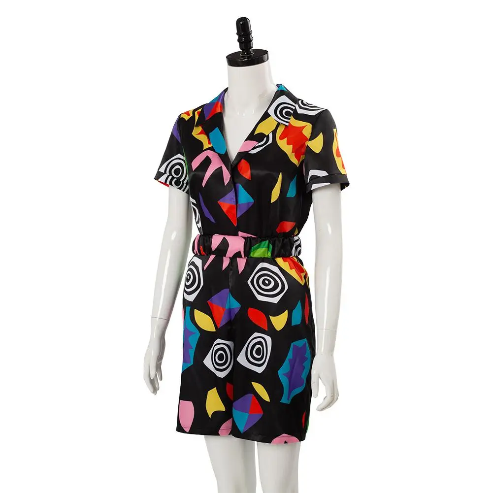 Stranger Things 3 Eleven Romper Cosplay Costume 4 Stranger Things 3 Eleven Romper Cosplay Costume - Image 4