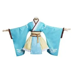 The Legend Of Zelda: Breath Of The Wild Link Original Design Lolita Kimono Cosplay Costume- Cossky®
