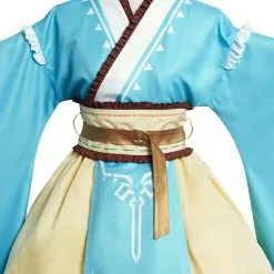The Legend Of Zelda: Breath Of The Wild Link Original Design Lolita Kimono Cosplay Costume- Cossky® -Cosplay Sales Store 11008091 5