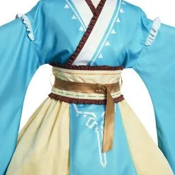 The Legend Of Zelda: Breath Of The Wild Link Original Design Lolita Kimono Cosplay Costume- Cossky® -Cosplay Sales Store 11008091 7