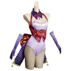 Genshin Impact Baal Bunny Girls Halloween Original Design Cosplay Costume - Cossky® -Cosplay Sales Store 11008200 4