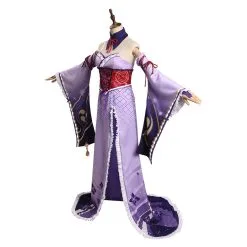 Genshin Impact Raiden Shogun Cosplay Costume Witch Dress Outfits Halloween Carnival Suit -Cosplay Sales Store 11008887 2