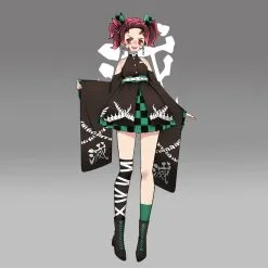 Kamado Tanjiro Halloween Kimono Original Design Cosplay Costume -Cosplay Sales Store 11009461 2