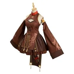 Genshin Impact Hu Tao Cosplay Costume Original Design Zombie‘s Style Dress Outfits Halloween Carnival Suit -Cosplay Sales Store 11009512 2