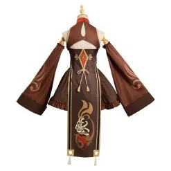Genshin Impact Hu Tao Cosplay Costume Original Design Zombie‘s Style Dress Outfits Halloween Carnival Suit -Cosplay Sales Store 11009512 3