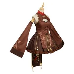 Genshin Impact Hu Tao Cosplay Costume Original Design Zombie‘s Style Dress Outfits Halloween Carnival Suit -Cosplay Sales Store 11009512 4